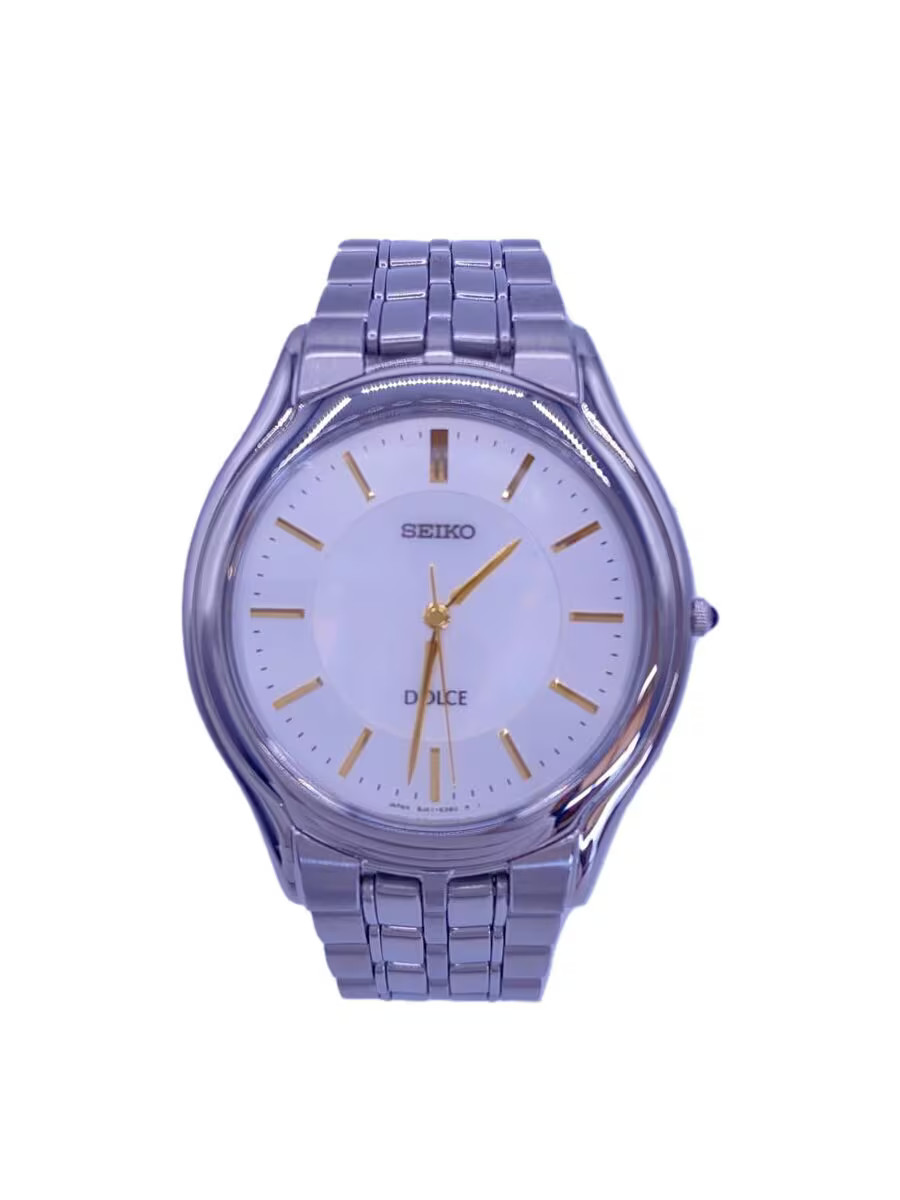 SEIKO Quartz Watch Analog Stainless WHT SLV SACL009