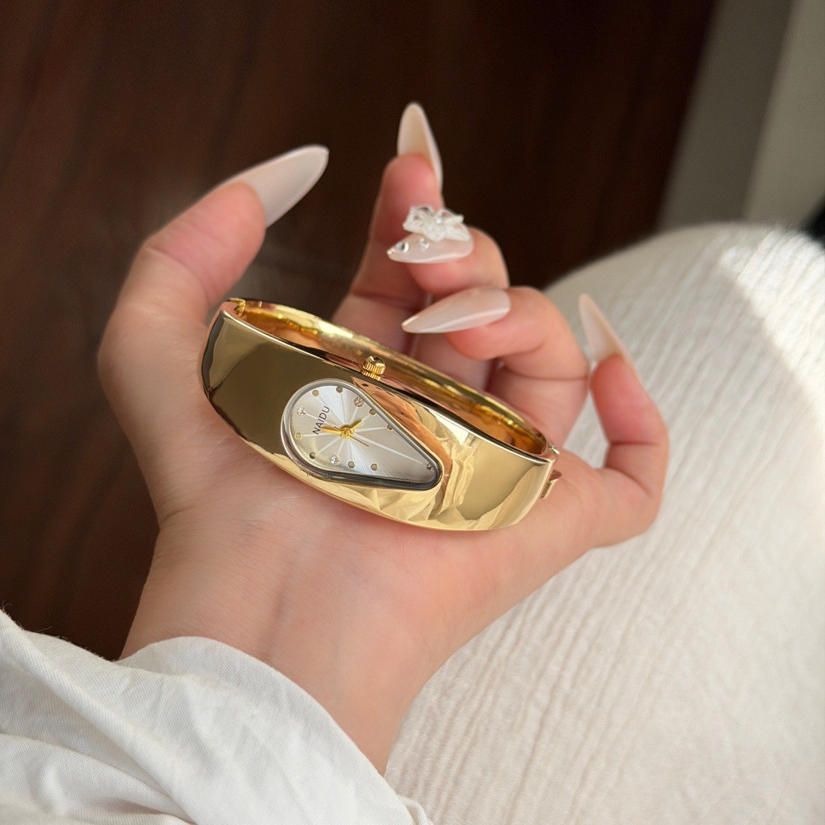 Unisex Watch Personalized Design Water Drop Dial Luxury Quartz Y2K Watch