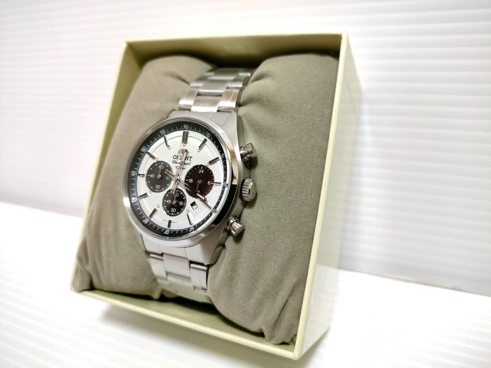 ORIENT Men’s watch NEO 70’s neo-Seventies SOLAR PANDA milky white WV0041TX Japan