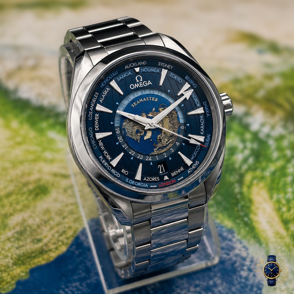 2024 | Omega | Seamaster Aqua Terra Worldtimer | 43MM | 220.10.43.22.03.001
