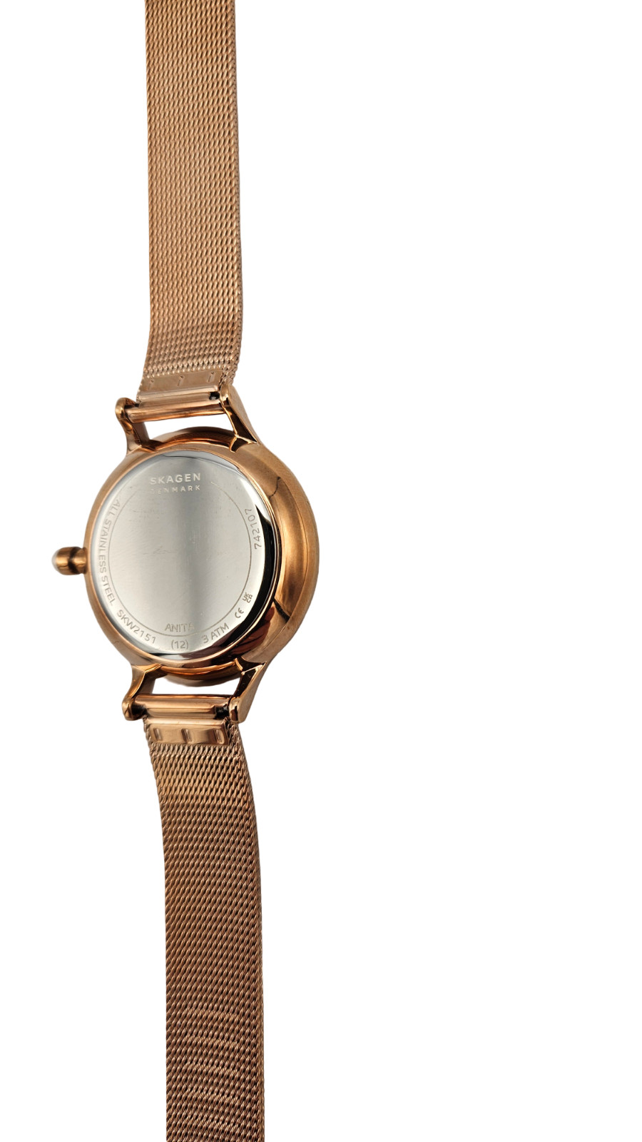 Skagen SKW2151 Anita Crystal Index Mesh Strap 30mm Women’s Watch F1168