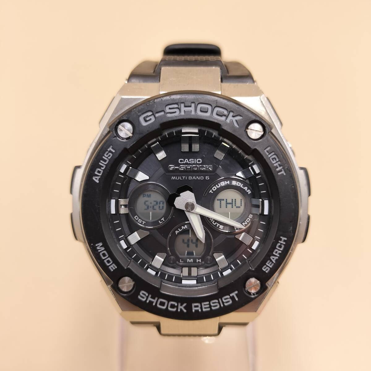 CASIO G SHOCK G STEEL GST W300 1AJF Radio Solar Multi Band 6 Men’s Watch Black R