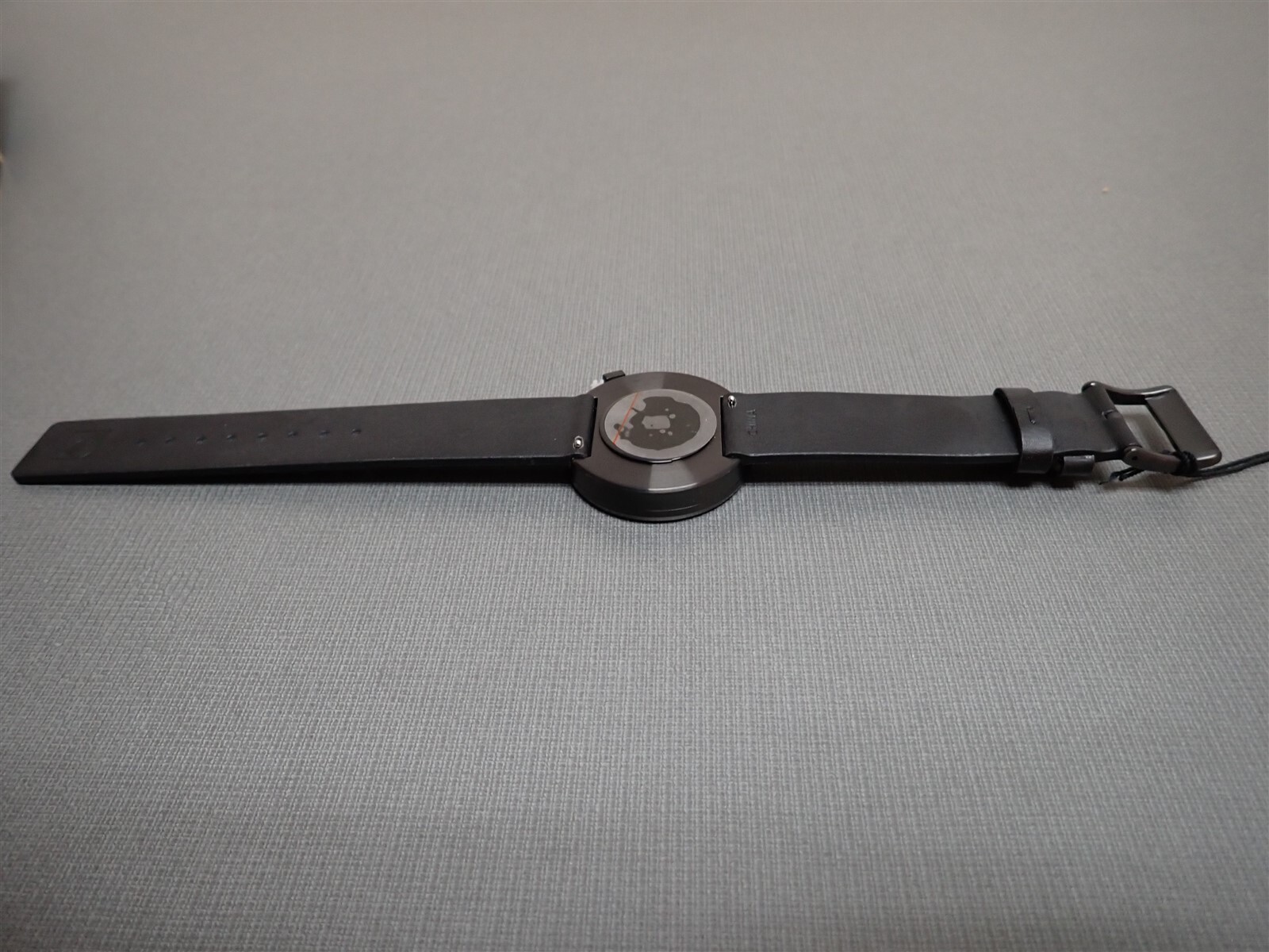 NEW Projects Watches PJT-7307 Pixelate Dark Mode 40mm Black Leather Strap /154