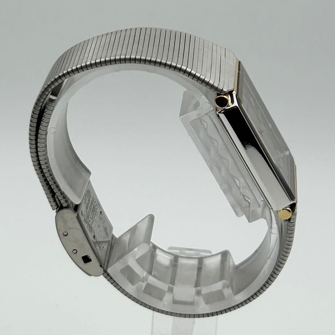 Seiko 5P31-5A80 Rectangular Gold Quartz Watch Japan Vintage 0613798