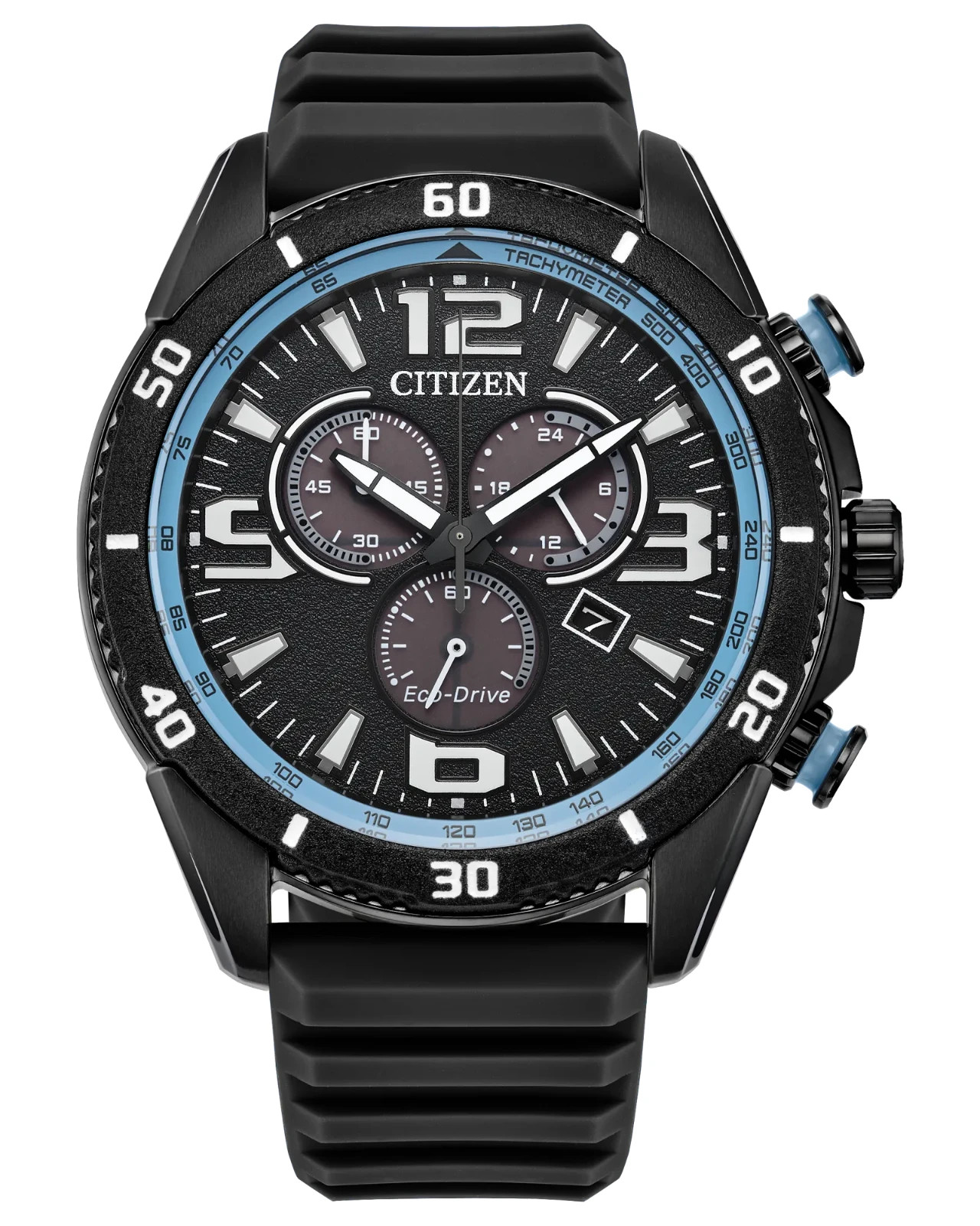 Citizen Men’s Brycen Chronograph Black Eco-Drive Watch 44MM AT2587-02E