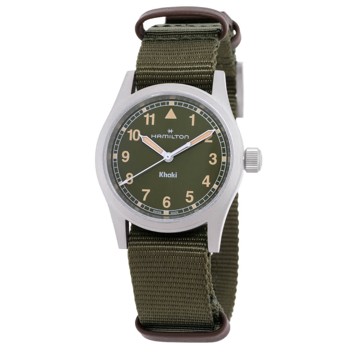 Hamilton Khaki Field Quartz Green Dial Ladies Watch H69301960