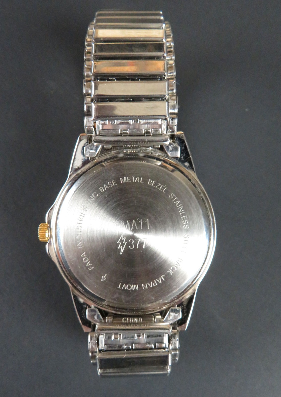 Working Affinity Blue Purple Sunburst Men’s Quartz Watch 40mm FMA11 new battery