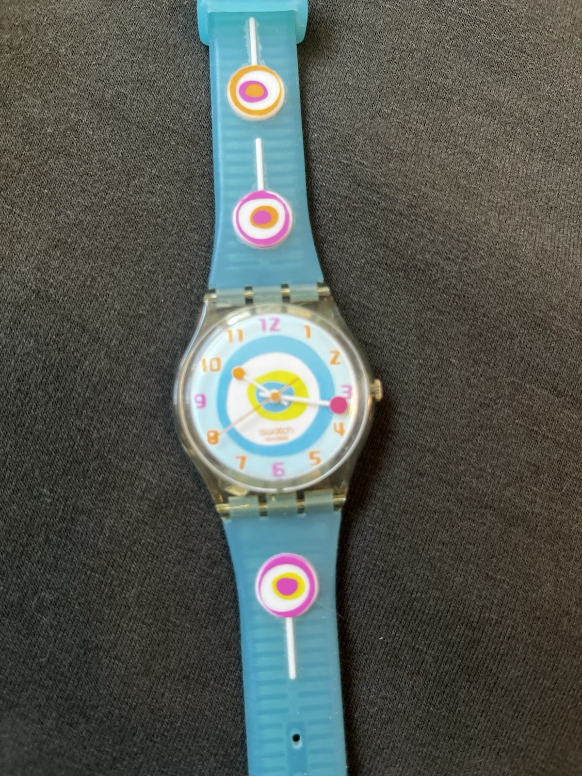 Swatch Watch 2004 “Minty Mouthful” Unisex Swiss Made GE157 Vintage New Battery