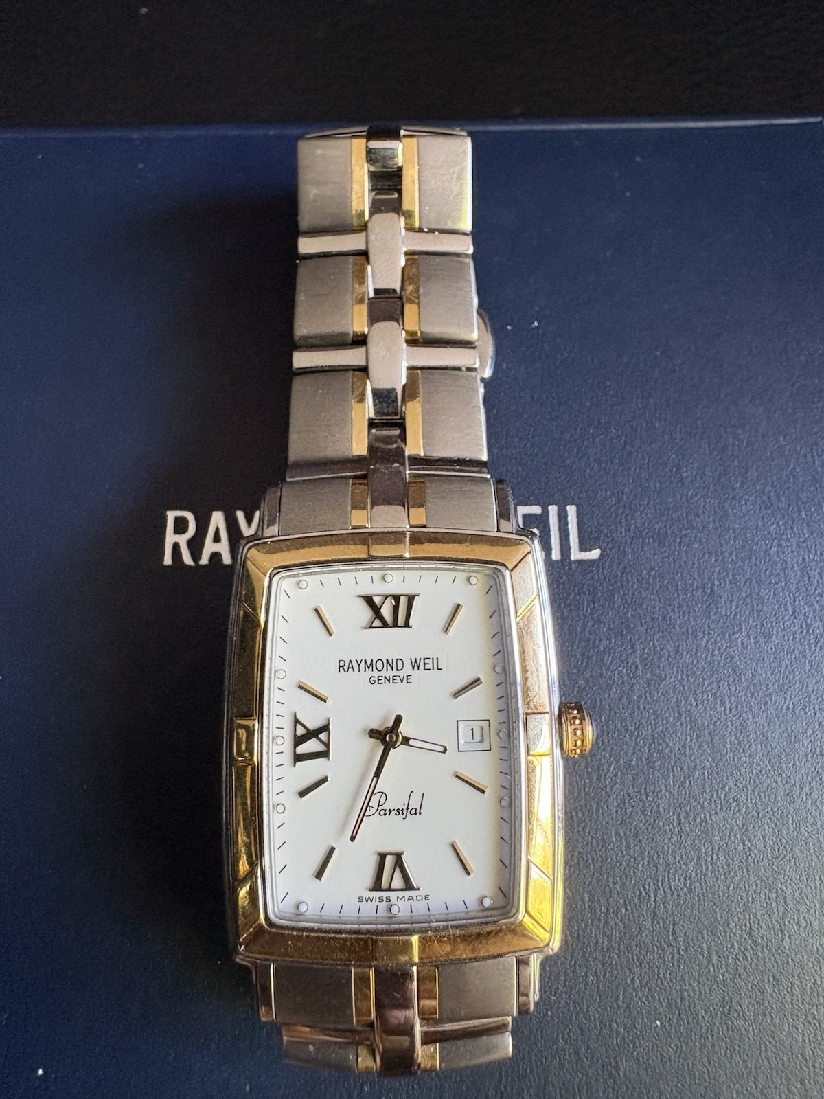 Raymond Weil Parsifal 9340 Men’s Swiss Quartz Watch Two-Tone Box/paper/runs GRT