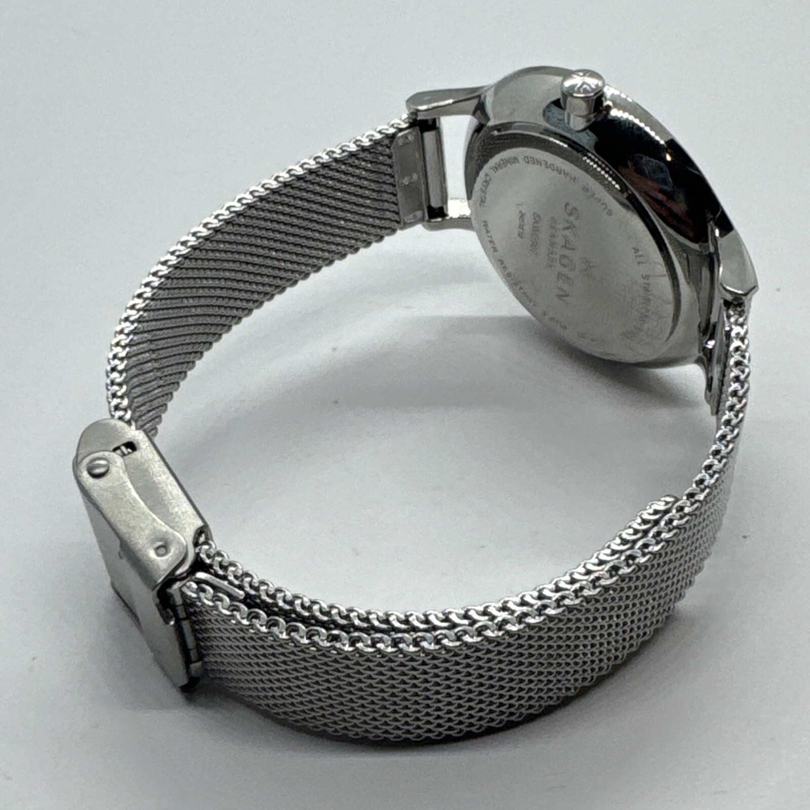 Skagen Anita SKW2307 Womens Silver Stainless Steel Mesh Analog Dial Watch AEA308