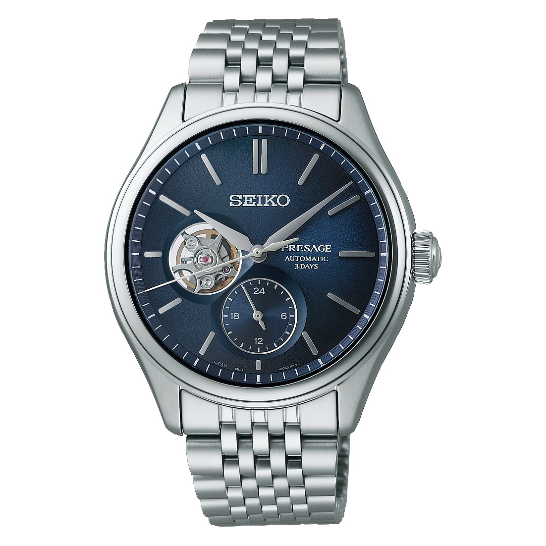 Seiko Presage Classic Series Automatic 40.2 MM Steel Blue Dial Watch SPB527J1