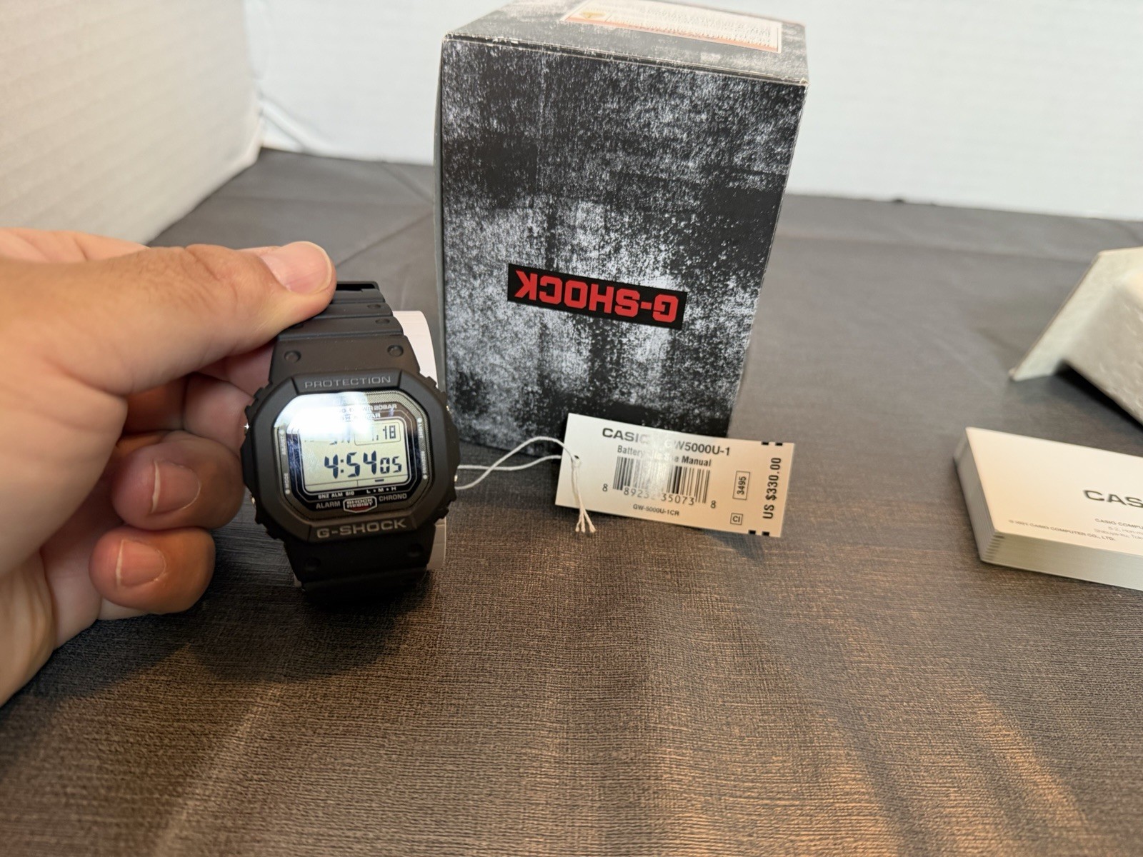 Casio G-Shock GW-5000U-1CR Men’s Black Watch Steel Core Japan Model Hodinkee