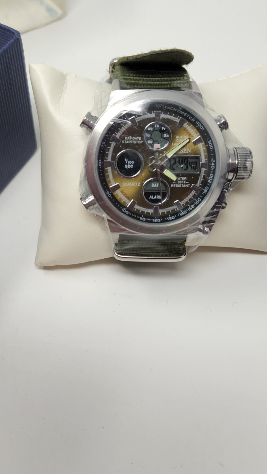 Eyotto Men’s Sports Digital Watches Nylon Canvas Strap Wrist Watch Quartz