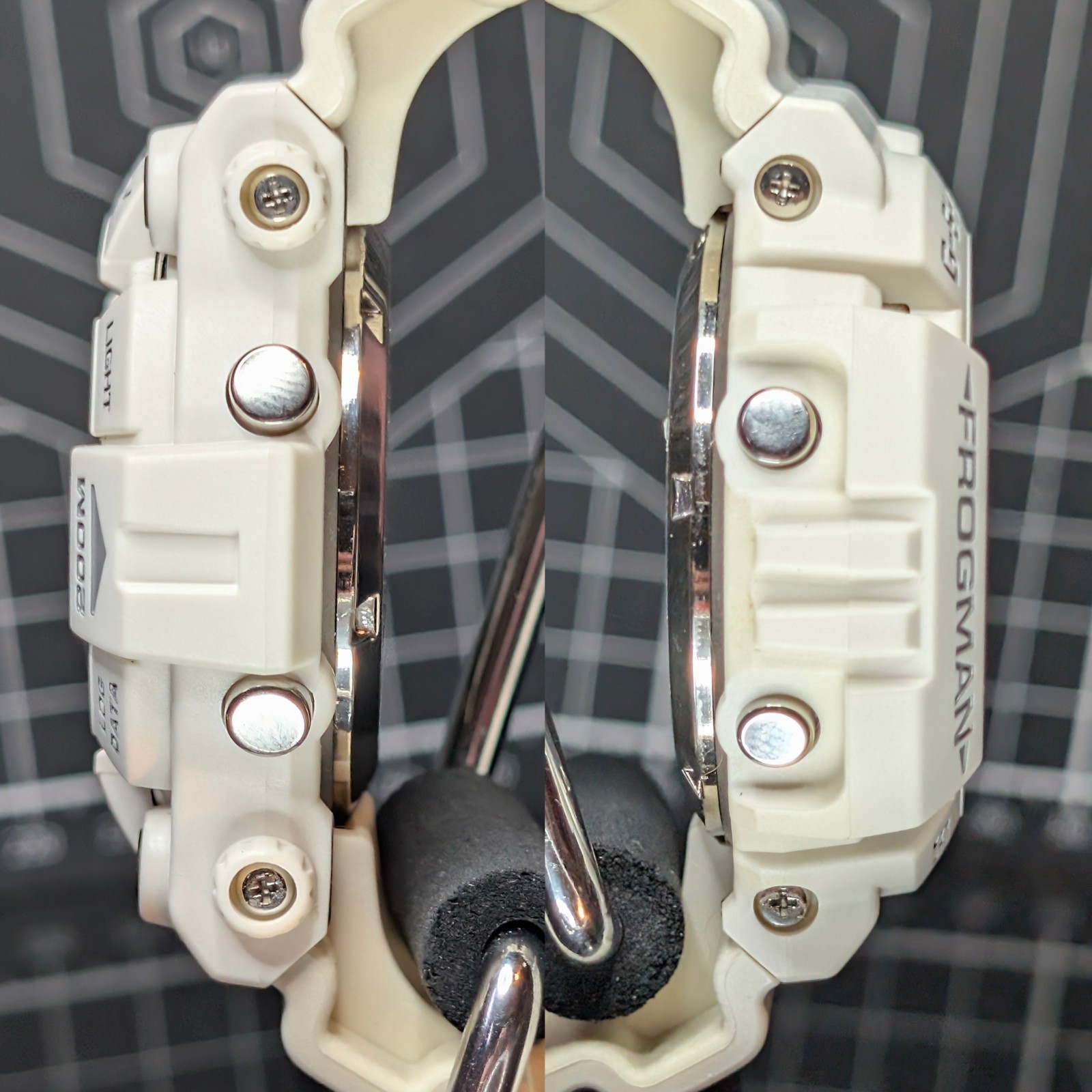 Casio G-Shock ICERC GW-200 Solar Titanium Screwback White Frogman GW-206K-7