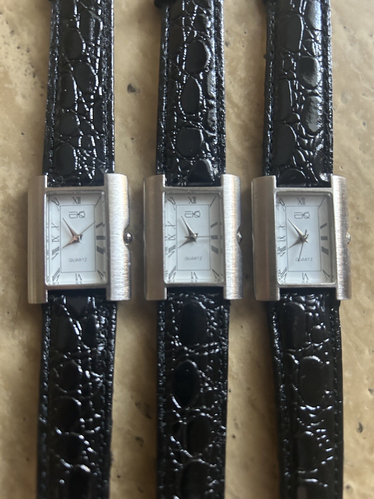 Buyer gets all 3 New EKO Japan Quartz Watches-they keeps Perfect Time-USA Vendor