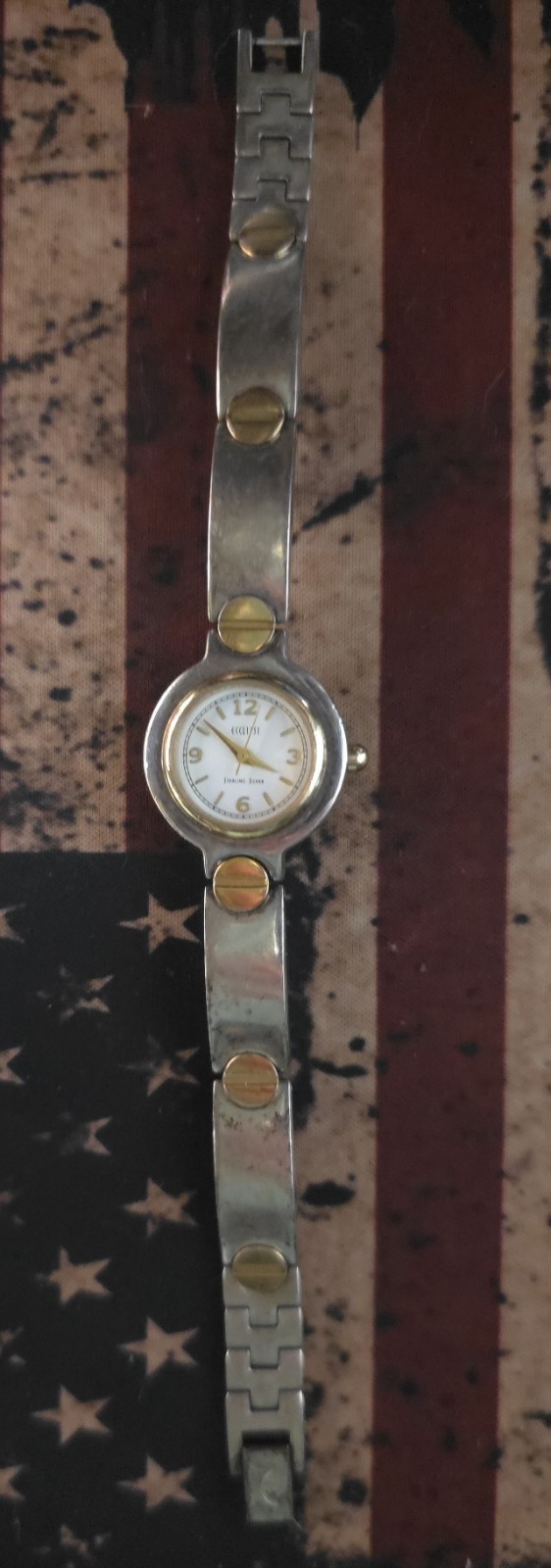 VINTAGE ECCLISSI STERLING SILVER WOMENS QUARTZ DESIGNER WATCH NICE DESIGN !!