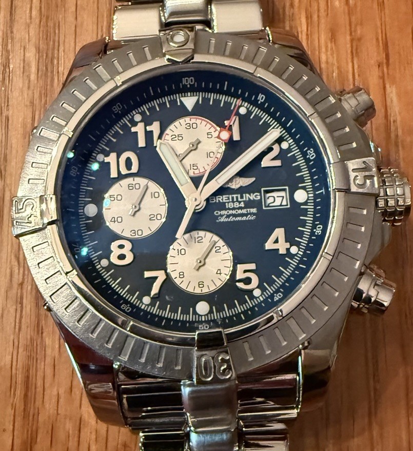 Breitling Super Avenger A13370 (Pristine Condition, No Signs Of Wear)