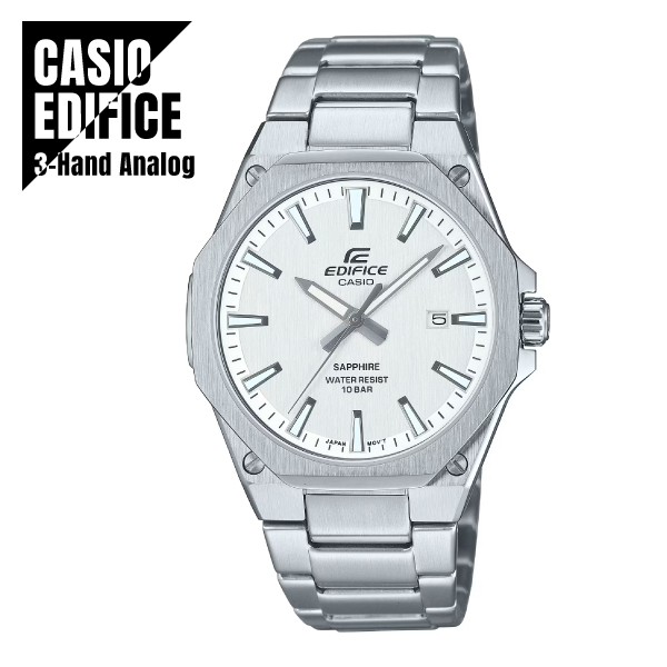 CASIO EDIFICE EFR S108 Series 3 Hand Analog Thin Case EFR S108DJ 7AJF Metal Belt