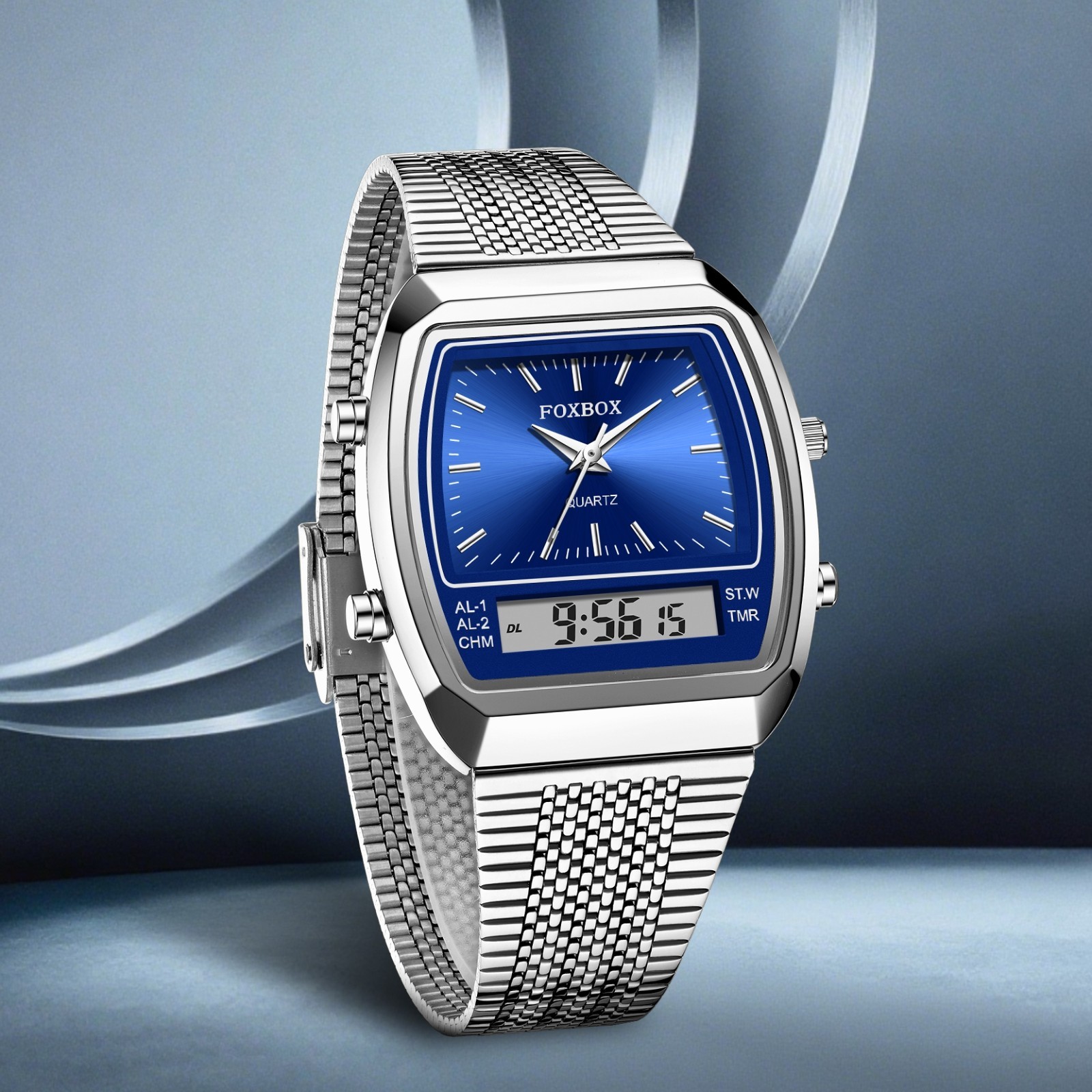 2024 Men Watch Automatic Mechanical Moon phases Date Week Daily Wristwatch Gift