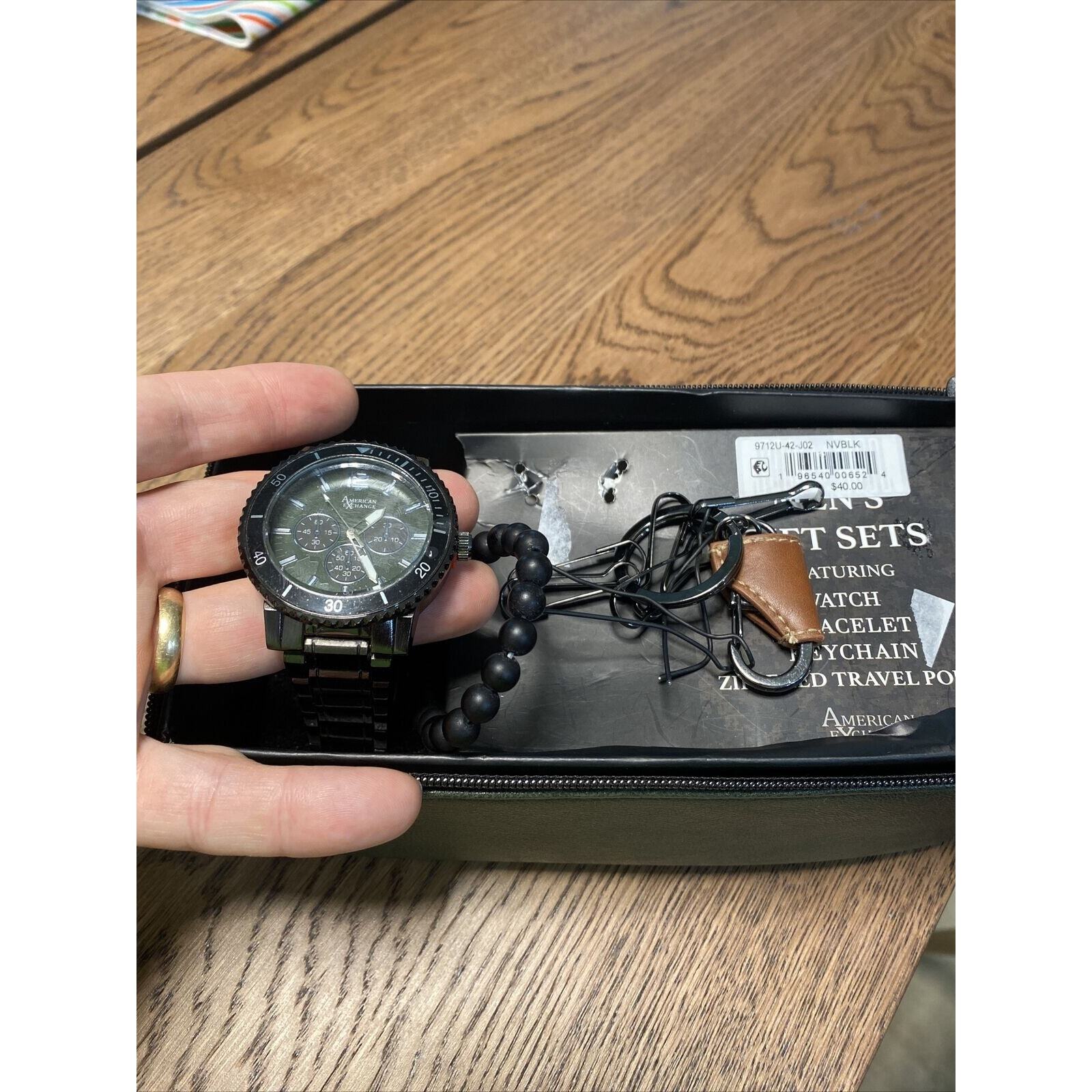 American Exchange Men’s 45mm Gift Set